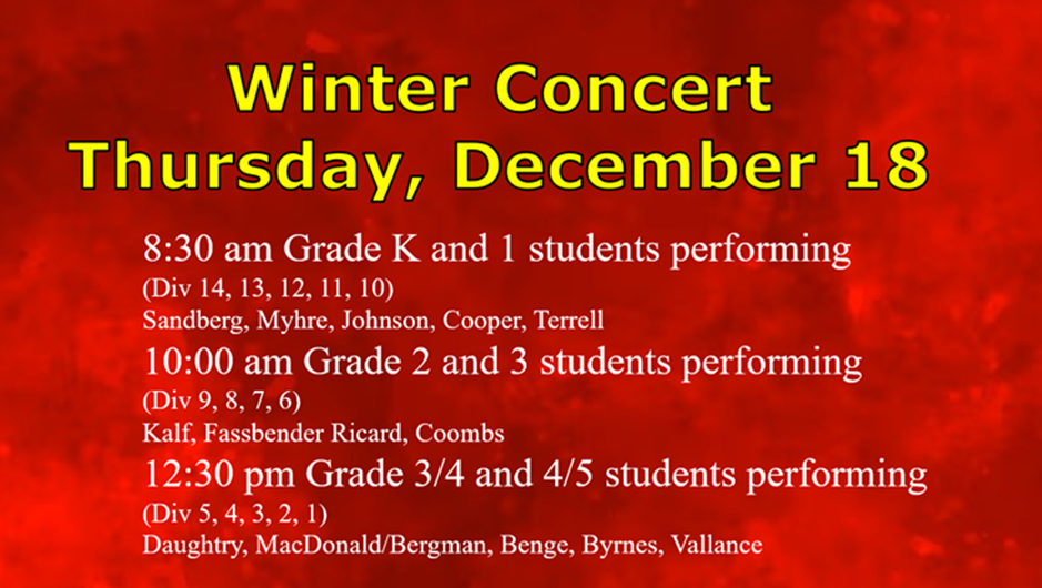 Winter Concert